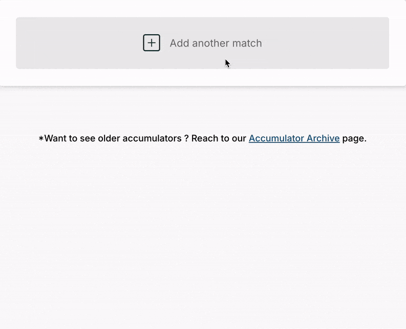 Process of generating an AI Accumulator